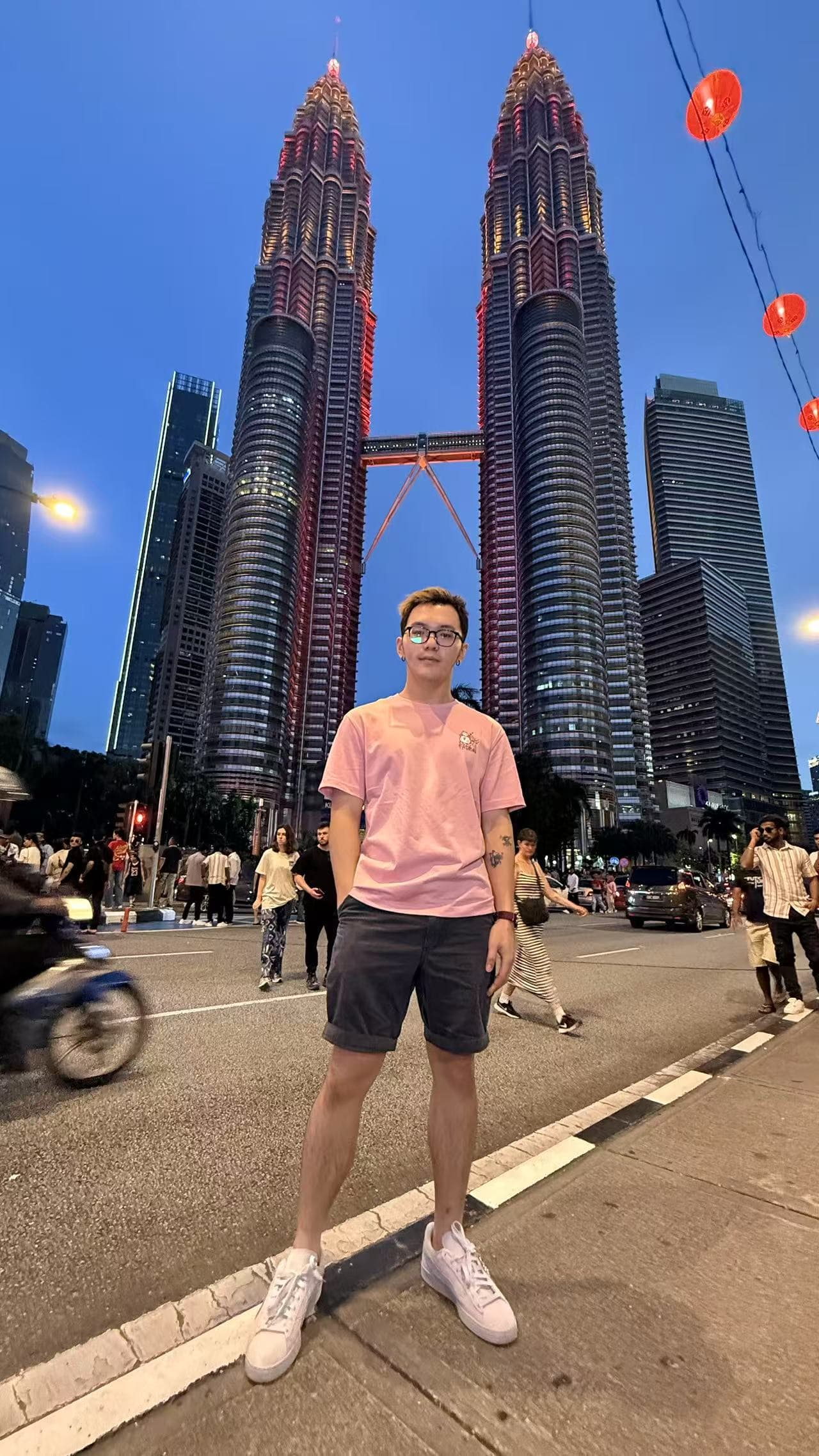Luke Chard at KLCC